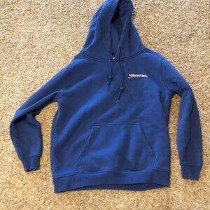 Menards Blue Hoodie Size Small